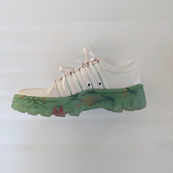 Never Worn K-Swiss North Classic 2 Low White Gum Soles Size 3.5 - Picture 4 of 5